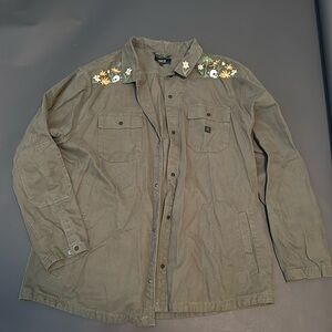 Roark embroidered shirt/jacket